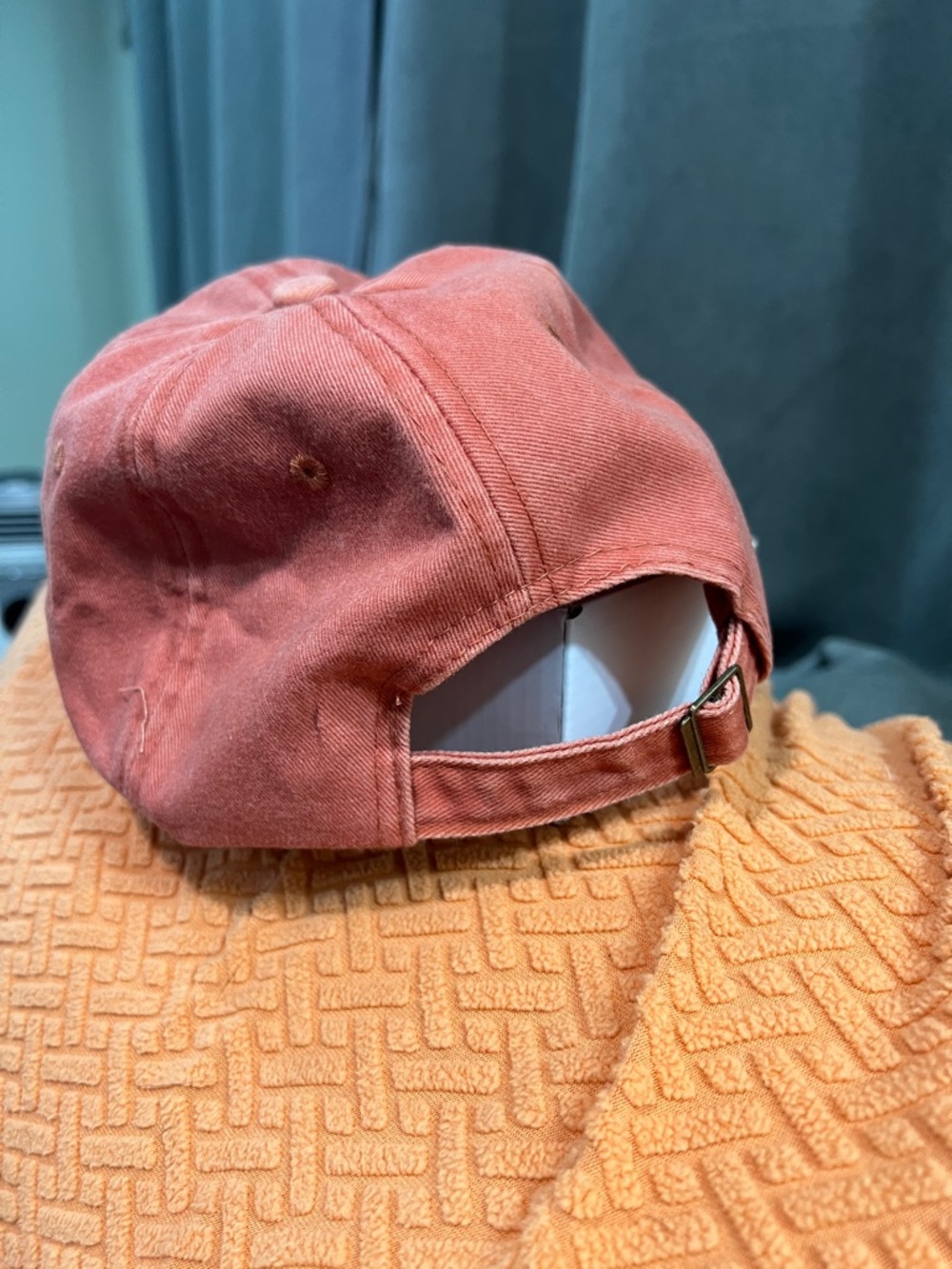 👑💥 ‘Absolutely Not’Embroidered Cap in Rust - Picture 2 of 2